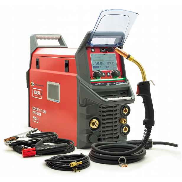 Svařovač Migomat Ideal Expert Mig 220 Pfc Pulse Pro5 LCD 200A Mma Tig Mig