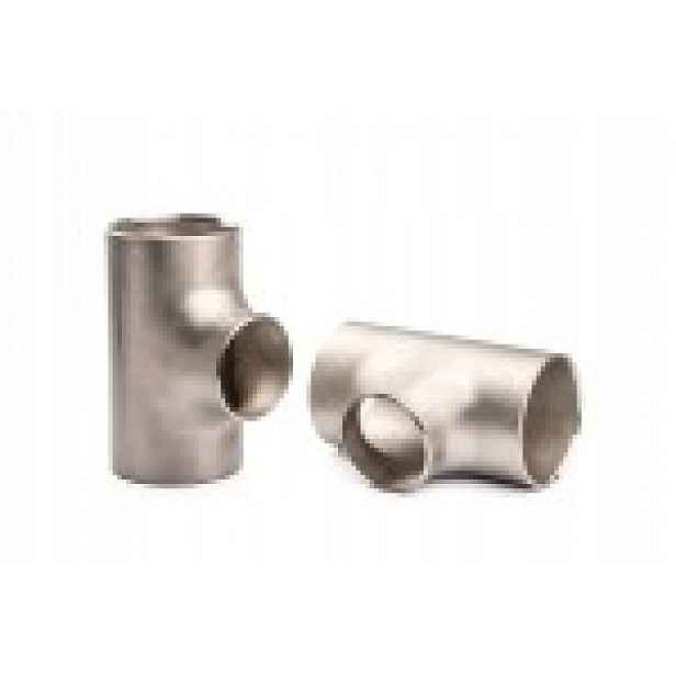 T-rozdělovač červený 4''x3'' SCH10S Astm A403 304L