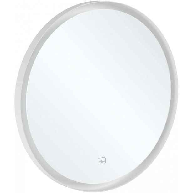 Villeroy & Boch Subway 3.0 - Zrcadlo v rámu s LED osvětlením, průměr 71 cm, dotykový senzor A4647100