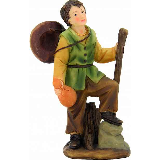 Figurka na zdobení Betlému „Putovník s holí“ – pro figurky o výšce 19 Cm
