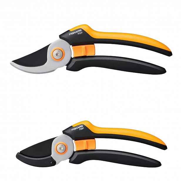 Fiskars Zahradní nůžky kovadlinový na suché větvičky nůžkový na čerstvé výhonky