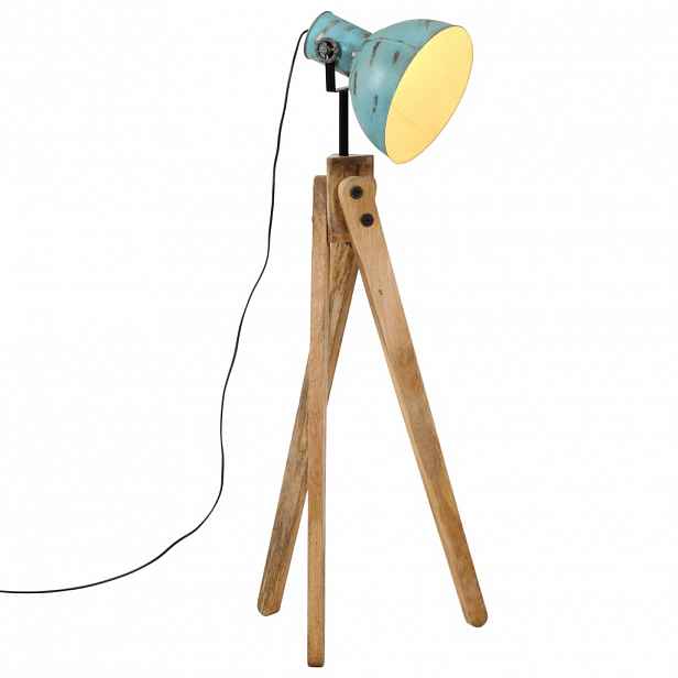 vidaXL Stojací lampa 25 W modrá patina 45 x 45 x 120 cm E27