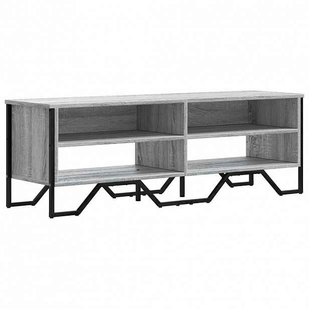 vidaXL TV skříňka šedá sonoma 122 x 34 x 41 cm kompozitní dřevo