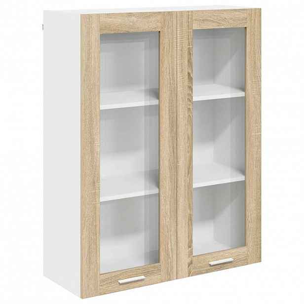 vidaXL Závěsná skříňka Sonoma dub 80 x 31 x 100 cm Kompozitní dřevo
