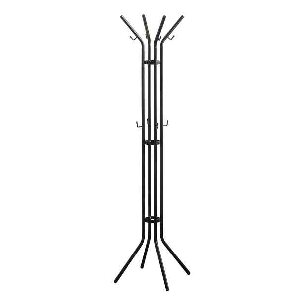 Černý kovový věšák ø 40x170 cm Jessy – Spinder Design