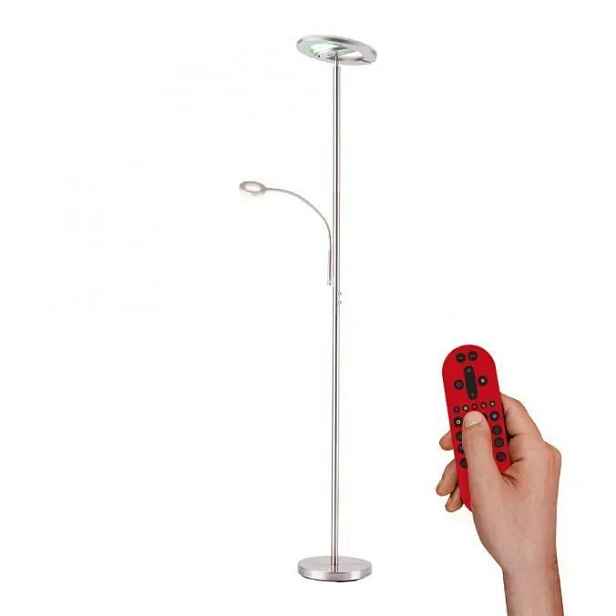 Podlahová lampa Paul Neuhaus Rocco integrovaný Led zdroj 28 W, šedá