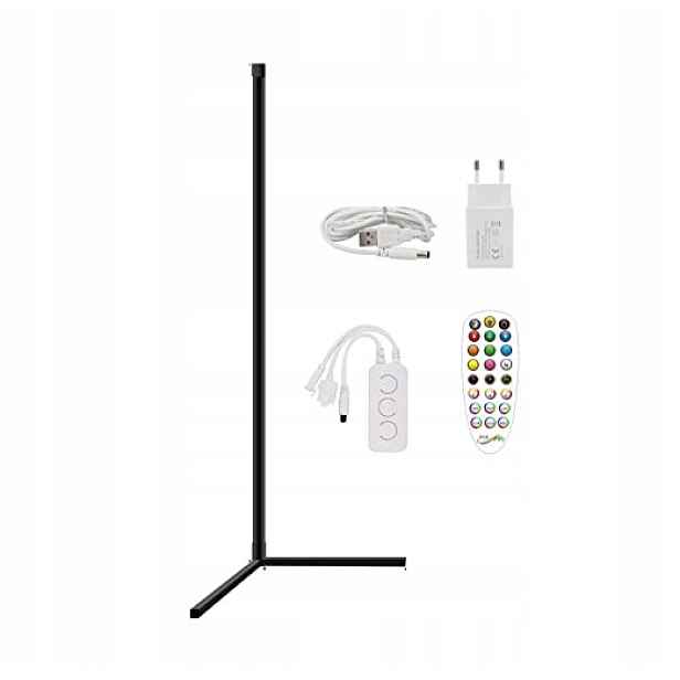 Podlahová Led Lampa Rgb S Dálkovým Ovládáním 155 CM, Diy, Březen