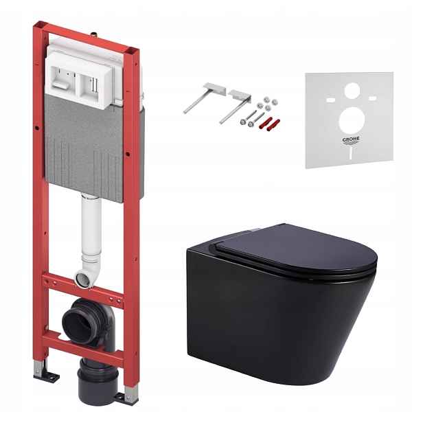Podomítkový Wc set Stelaz Tece 320 mm Wc mísa Imprese Tornado