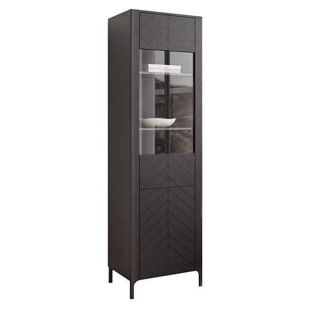 Idohome VITRÍNA LORIEN 59 cm, černá