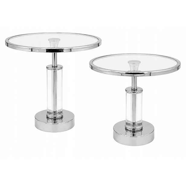 Set Pater 2x Na Dorty Košíčky Ovoce Stříbrný JX-703 Patery Sladký Stůl