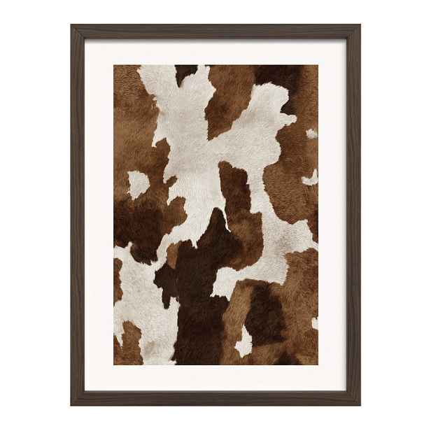 Tištěný obraz s rámem 30x40 cm Cowhide – Styler