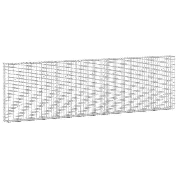 vidaXL Gabion s drátem 5 mm a síťkou 5x5 cm 350x20x100 cm