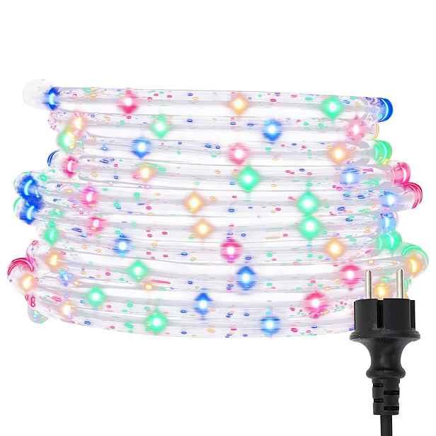 vidaXL Světelný řetěz se 120 vícebarevnými LED 5 m PVC