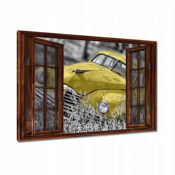 Obrazy 90x60 Žlutý oldtimer