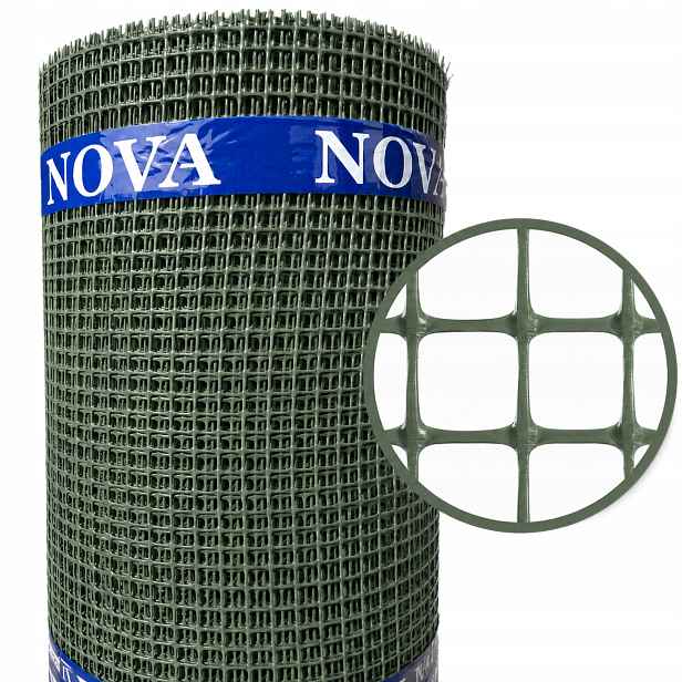 Plotová síť Khaki Rabatová plastová tmavě zelená 0,6 m x 25 m