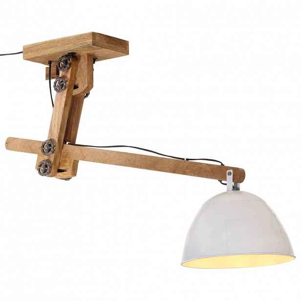 vidaXL Stropní svítidlo 25 W bílé 105 x 30 x 65–108 cm E27