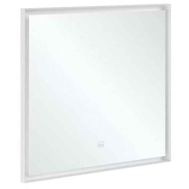 Villeroy & Boch Subway 3.0 - Zrcadlo v rámu s LED osvětlením, 80x75 cm, dotykový senzor A4638000