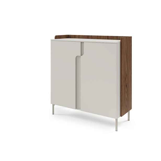 Meblar Komoda POSITANO P08 | cashmere / ořech alba