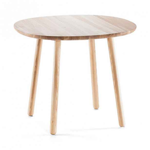 Přírodní jídelní stůl z masivu EMKO Naïve, 90 cm