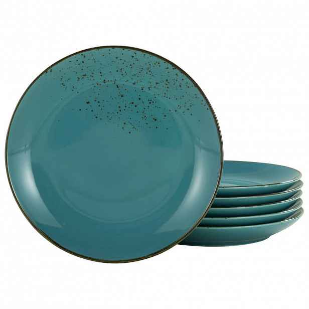 Creatable SADA DEZERTNÍCH TALÍŘKŮ, keramika, 21 cm