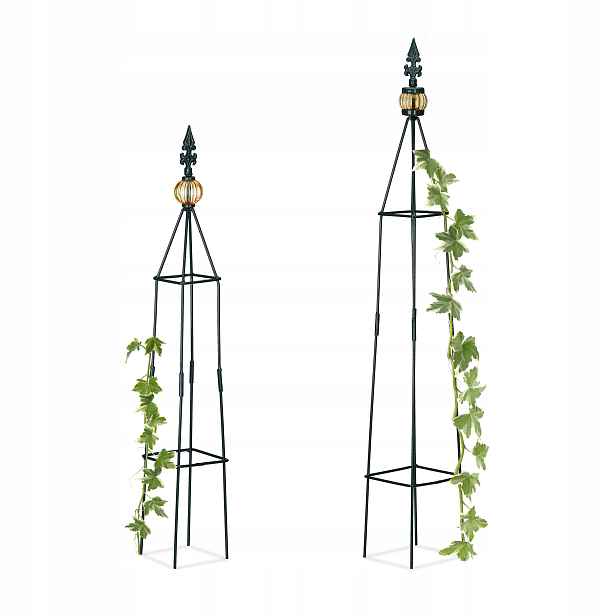 Podpěra pro popínavé rostliny pergola pyramida 2 ks