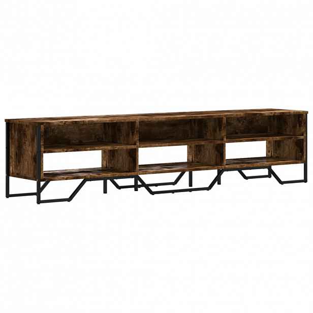 vidaXL TV skříňka kouřový dub 180 x 34 x 41 cm kompozitní dřevo