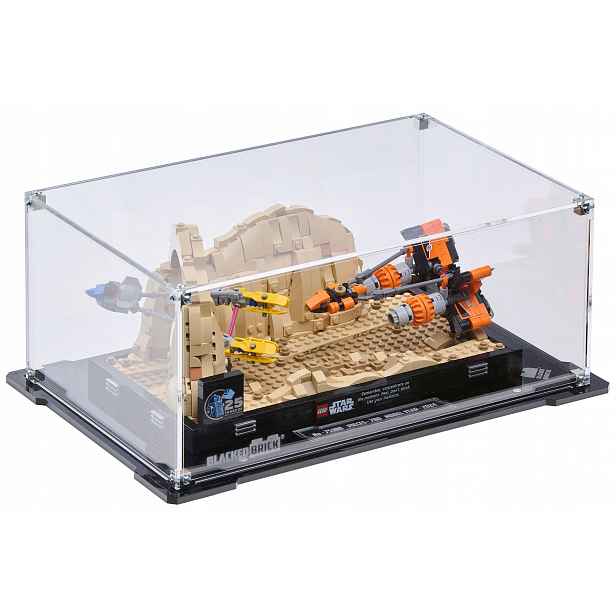 Vitrína Blacked Brick pro Lego 75380 Star Wars Diorama: Mos Espa