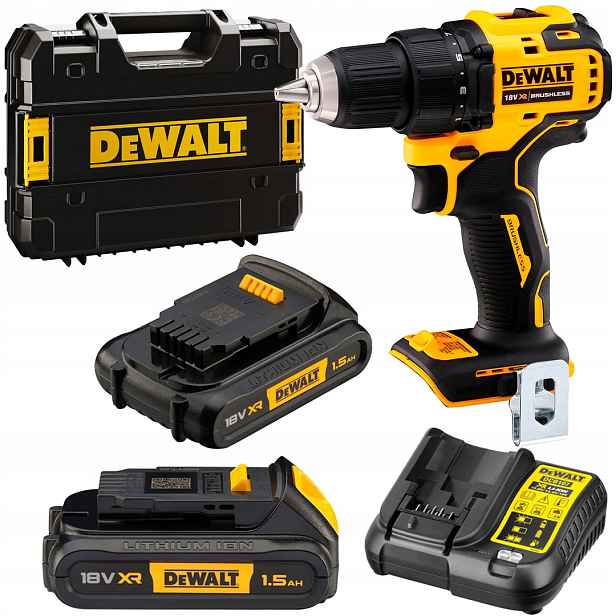 Aku Šroubovák 18V 65Nm 2x1,5Ah DeWALT DCD708S2T Tstak