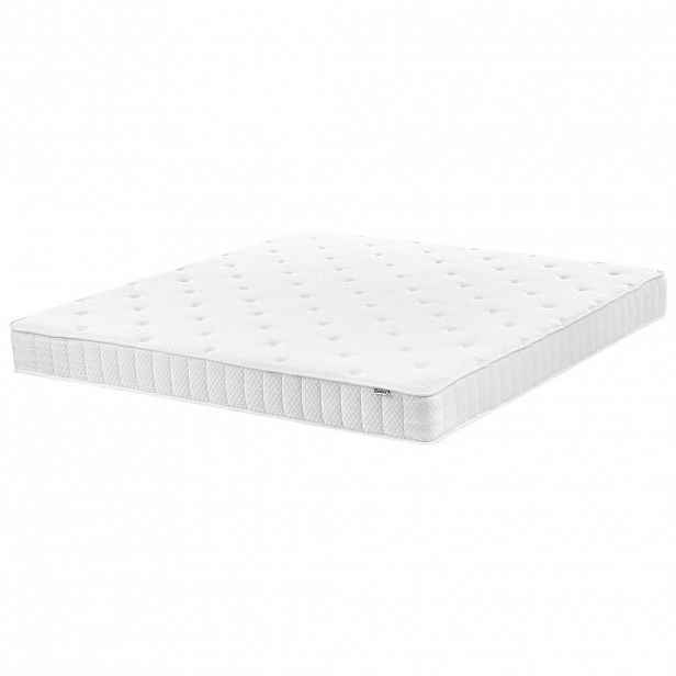 Beliani MATRACE S KAPSOVÝMI PRUŽINAMI H3/4 Tuhá H2/3 Střední 180/200 cm Duo