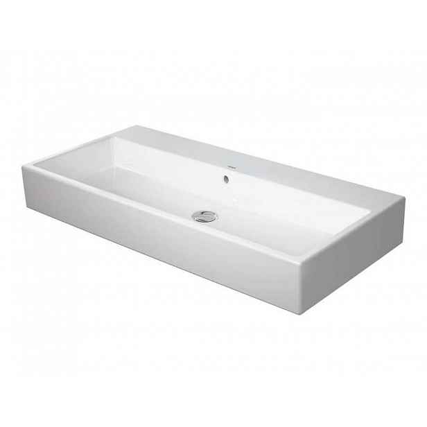 Duravit Vero Air - Umyvadlo 100x47 cm, s přepadem, bez otvoru pro baterii, bílá 2350100060