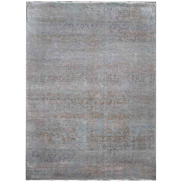 Ručně vázaný kusový koberec Diamond DC-JK 1 Silver/mouse, 180x275, šedá, chodba / předsíň, Diamond Carpets India