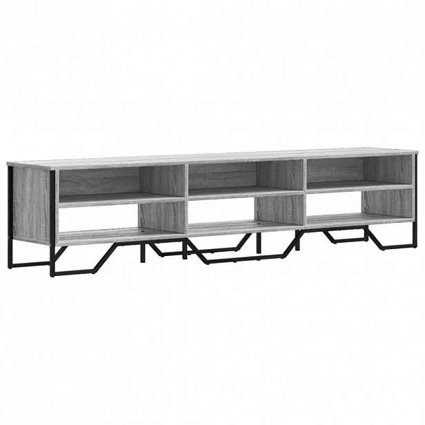 vidaXL TV skříňka šedá sonoma 180 x 34 x 41 cm kompozitní dřevo