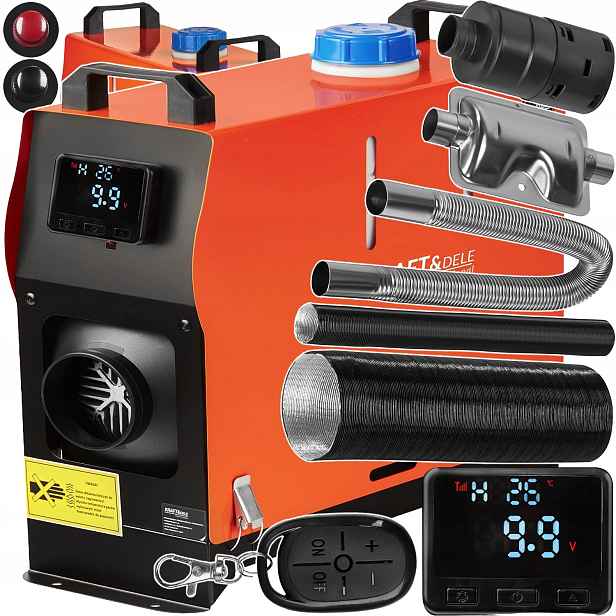 Benzínový Olejový Ohřívač Nezávislé Topení Webasto 9KW LCD 12V