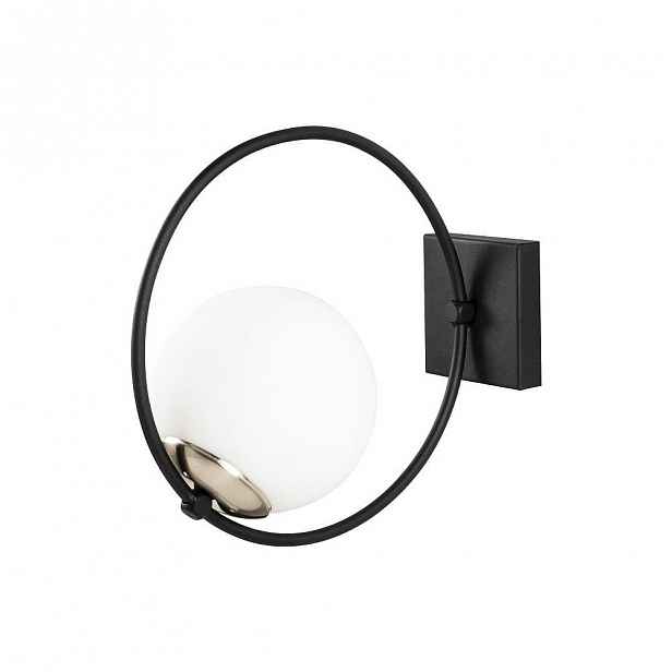 Černé kovové nástěnné svítidlo Opviq lights Aria