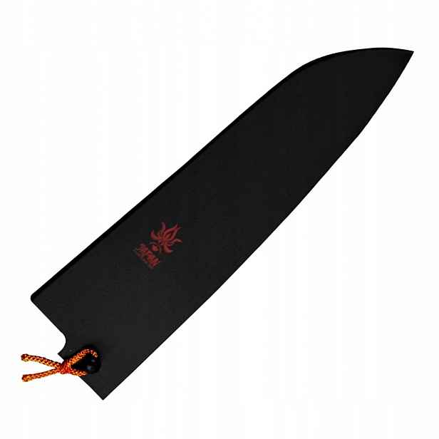 Kanetsune Dřevěná Saya Japonská ochranná Pouzdro na Nůž Santoku 18 cm