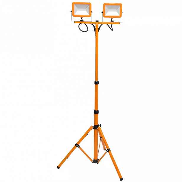 LED reflektor se stojanem 2x30W
