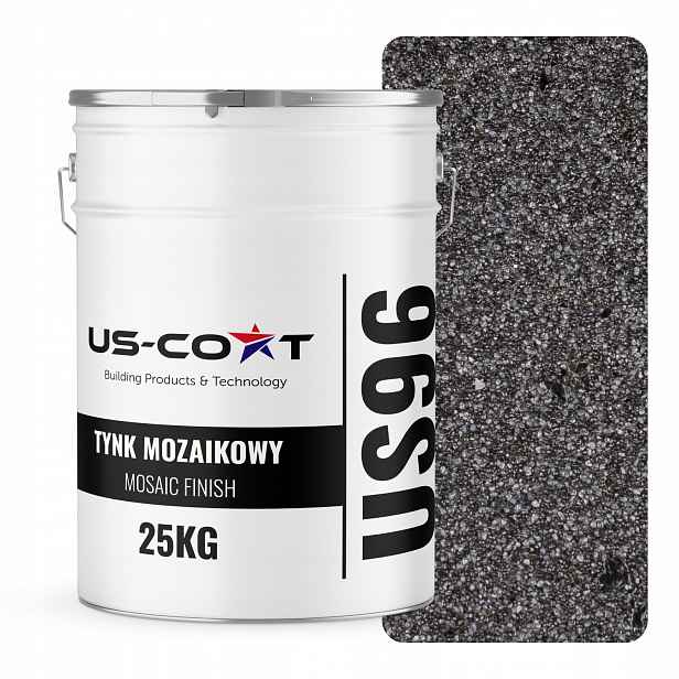Mozaiková Omítka Mozaika 25 Kg Šedá Tmavá Černá Slída M45 Pryskyřičná Fasáda