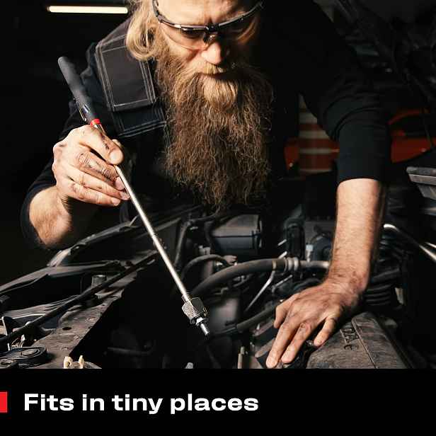 TEMU Odolný magnetický sběrač s teleskopickou tyčí, ideální pro automobilovou a domácí údržbu. Model: 8A489pcs-K