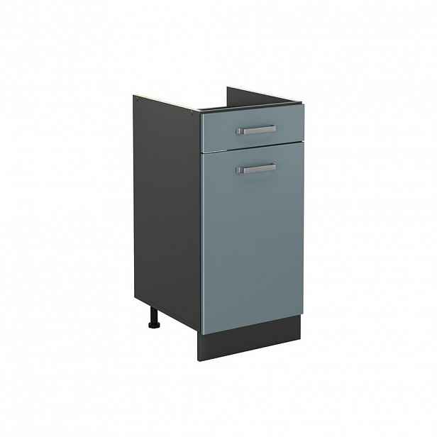 Vicco SPODNÍ SKŘÍŇKA KUCHYŇSKÉ LINKY R-Line, Modrošedá/Antracit, 40 cm bez pracovní desky
