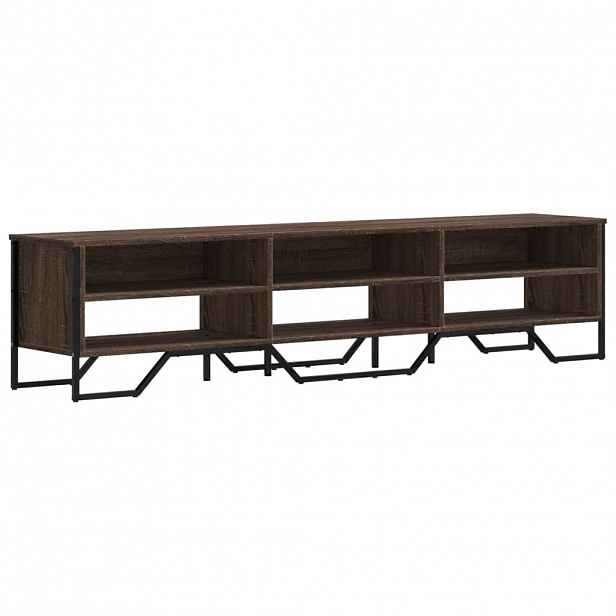 vidaXL TV skříňka hnědý dub 180 x 34 x 41 cm kompozitní dřevo