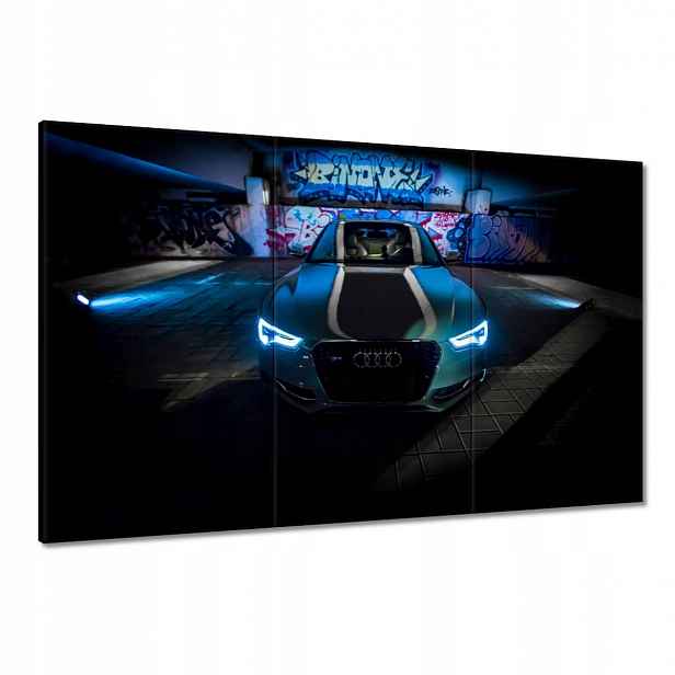 Obrazy 120x80 Modré Audi Auta