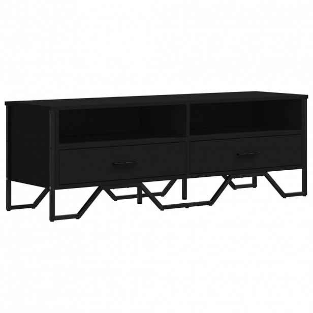 vidaXL TV skříňka černá 122 x 34 x 41 cm kompozitní dřevo