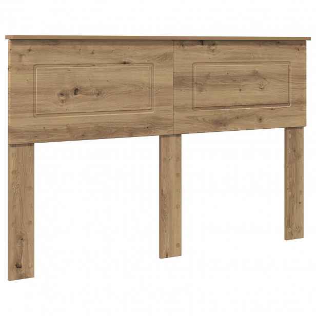 vidaXL Čelo postele Artisanový dub Kompozitní dřevo