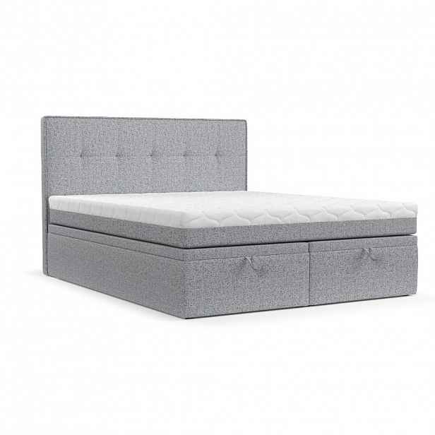 AltaBeds POSTEL BOXSPRING ARIVO 200/200 Šedá