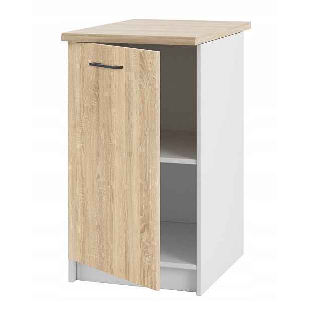 Kuchyňská skříňka Stojící spodní dub Sonoma s deskou pro sestavy z desky 45 cm