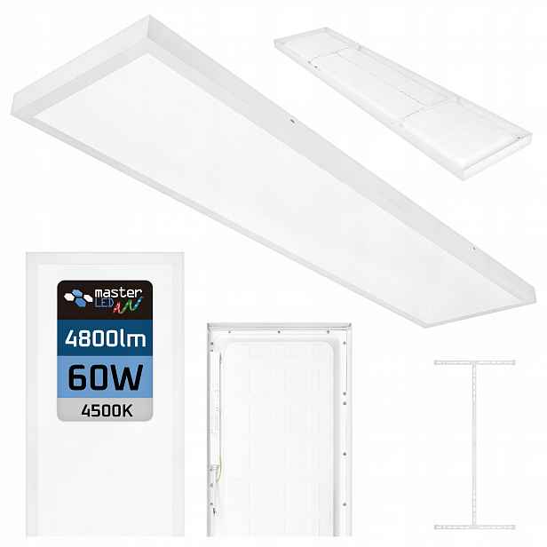 Led panel Stropní Svítidlo Stropní Svítidlo Nástěnný 60W 120x30cm bílá