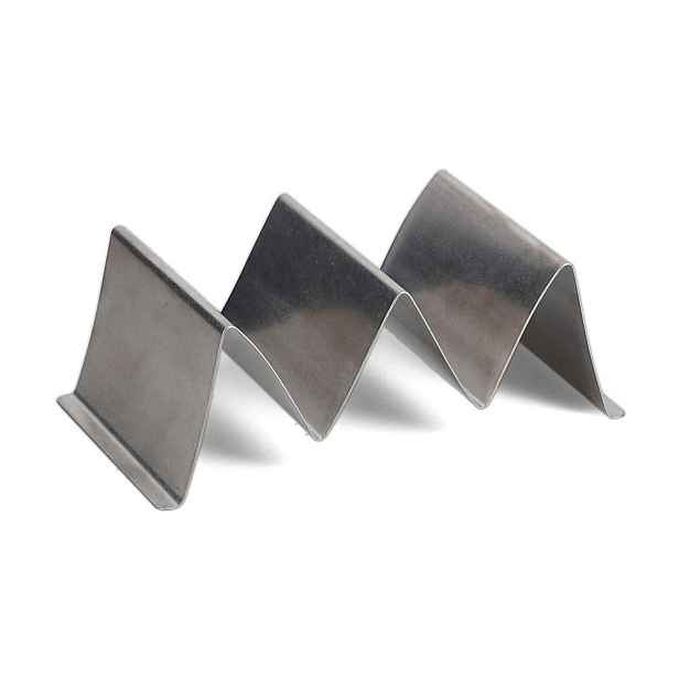 Servírovací stojan na tacos z nerezové oceli 10x19 cm Serve – BonBistro