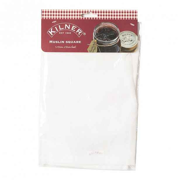 Mušelínová látka na cezení Kilner, 50 x 50 cm