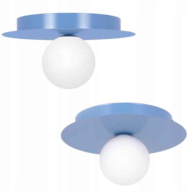 Stropní svítidlo modrá s bílým stínítkem 1*G9 Robin Kaja Lighting