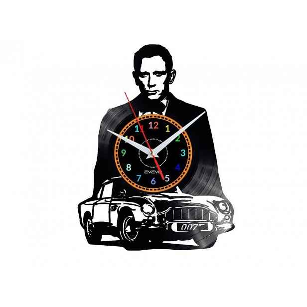Tajný Agent 007 Nápad na Dárek Nástěnná Dekorace z vinylové desky